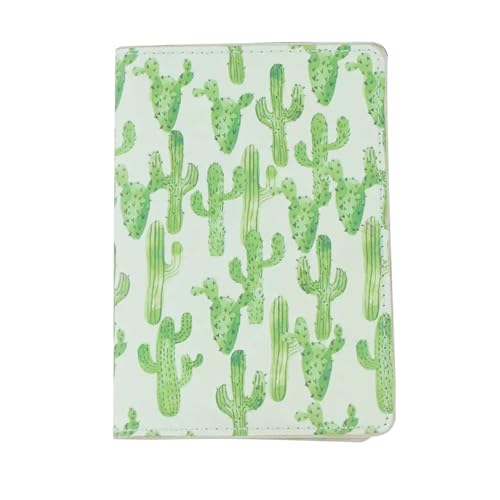 Passport Cover for Kids, Women and Men,Travel Documents Organizer Protecto,Travel Passport Holder,Passport Holder Cover Travel Wallet (Cactus) - size: Cactus