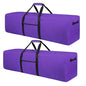 Urbanstand 48 Inch Travel Duffle Bag Extra Large Sport Equipment Duffel Bags with 2-way Lockable Zippers (Purple 2Pack) - color: Purple, size: 48inch 2Pack