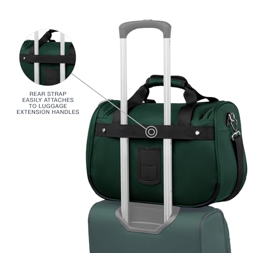 Travelpro Maxlite 5 Softside Lightweight Underseat Carry-On Travel Tote, Overnight Weekender Bag - color: Forest Green