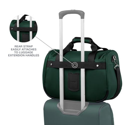 Travelpro Maxlite 5 Softside Lightweight Underseat Carry-On Travel Tote, Overnight Weekender Bag - color: Forest Green