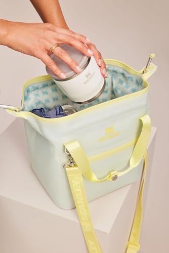 Stanley All Day Julienne Soft Cooler Bag and Lunch Box | Insulated Travel Bag with Zipper | BPA-Free - color: Azure, style: Mini