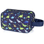 Dinosaur Kids Toiletry Bag for Boys, Travel Toiletry Bag for Little Young Boys Waterproof Hanging Wash Bag Toddler Traveling Toiletries, Navy - color: Dinosaur-Navy