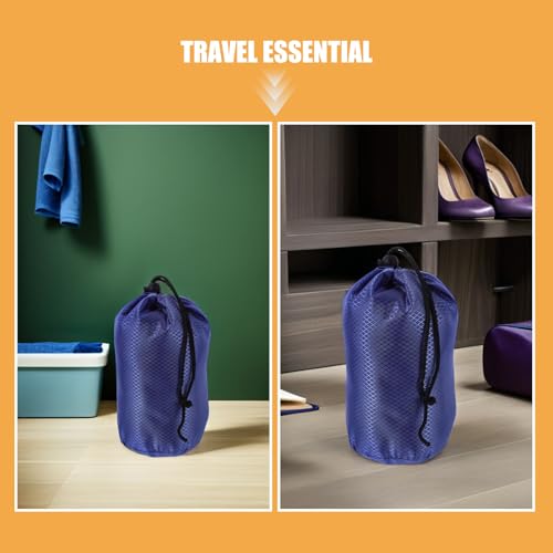 2pcs Compression Storage Bags: Oxford Cloth Drawstring Stuff for Down Jackets & Clothes - Space-saving Organizer for Travel, Camping, Home Use