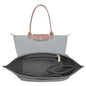 LOUKAYCCI Felt Organizer Compatible with longchamp le pliage L Handbag Insert (Large,Gary) - color: Gray, size: Large