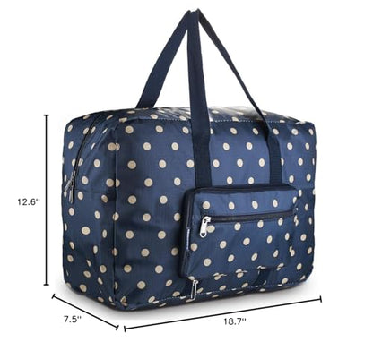 F.FETIVIN Weekender Bag Carry On Travel Duffle Medium Overnight Bag for Women(Dream Blue) - color: Dream Blue