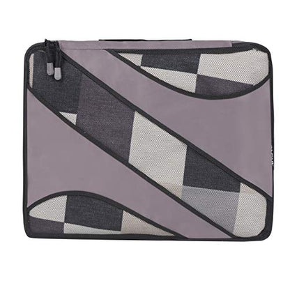 BAGAIL 6 Set Packing Cubes,Travel Luggage Packing Organizers - color: The Dark Grey, style: 6 Set