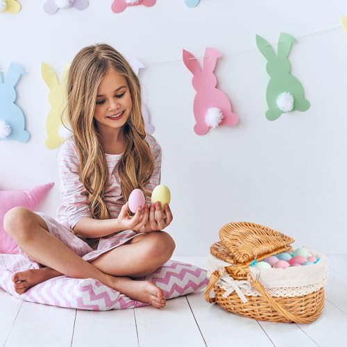 Happypicnic 12" Picnic Basket - Small Wicker Basket with Foldable Handle Lid & Removable Liner | Cute Picnic Basket Toy Empty for Kids, Gift, Halloween, Christmas, Valentines, Easter, Birthday, Solid - color: Solid, size: Small