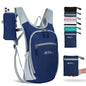 Hiking Backpack 10L/15L Small Daypack Lightweight Packable Travel Foldable Water Resistan for Women Men (Navy Blue, 10L) - color: Navy Blue, size: 10L