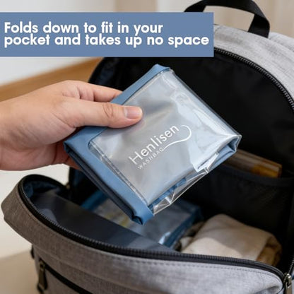 Portable Washing Bag Hand Wash Bag Travel Manual Washer RV Laundry Solution | Camping Washing Machine, Hand Washing Bag, Clothes Washer for Backpacking, Cruise and Vacation Essentials, Travel Washer Bag