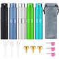 Tekson 8ml Travel Perfume Atomizer Refillable, Mini Cologne Spray Bottle Empty, Small Aftershave Portable Sprayer for Liquid Dispenser(Green) - color: BBCSG