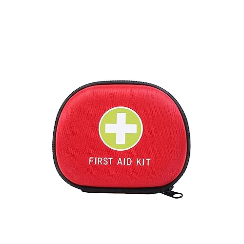 EVA Case Empty Medical Bag Mini Pocket First Aid Kit Empty Small Pouch Hard Case Hard Cases for Emergency Camping First Responder Home Business Outdoor (Red G) - color: Red G