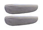 Car Console Covers Plus Pair of Fleece Armrest Covers Designed for Honda Pilot 2016-2022 for Pull Down Armrests Made in USA Light Gray - color: LIGHT GRAY