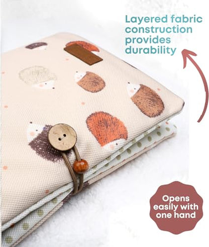 HAMUR Baby Diaper Bag Organizer – Compact & Foldable Stroller Pouch for Newborn Essentials | Travel-Friendly | Fits Boys & Girls (Urchin) - color: Urchin