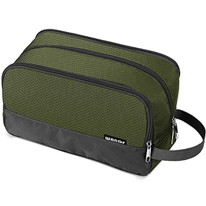 Toiletry Bag for Men Hanging Dopp Kit Water Resistant Shaving Bag Small Toiletry Bag for Traveling (Army Green) - color: Army Green