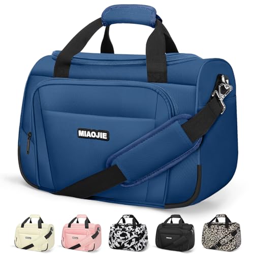 Underseat Carry On Luggage Lightweight Travel Tote Weekender Bag Overnight Duffle Bag for Travel, Travel Essentials Personal Item Travel Bag for Women and Men, Blue-16Inch - color: Blue, size: 16IN