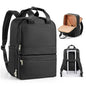 wepadre Black Travel Backpack For Women Men Airline Approved Carry On Bags For Airplanes Personal Item Bag For Airlines Waterproof Hiking Backpack College Laptop Backpack Weekender Overnight Bag - color: Black