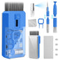 Ordilend Keyboard Cleaning Kit Laptop Cleaner, All-in-One Computer Camera Cleaning Kits Brush Tool, Multi-Function PC Electronic Cleaner for iPad iPhone Pro Earbuds Camera Monitor with Patent, SkyBlue - color: SkyBlue