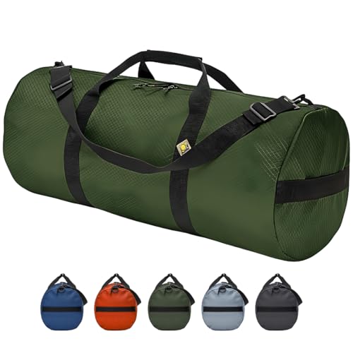 131L Expedition Duffel Bag, Heavy-Duty Gear Bag, 1050D Tuff Cloth, Diamond Ripstop, Reinforced Stitching - Green (16" x 40") - color: Forestry Green, size: 16" x 40" (131 Liters)