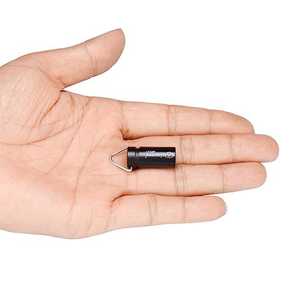 MINI01 Keychain Flashlight mini Keychain Light is Light, Small, and Bright (Mini01 Black) - color: Mini01-Black