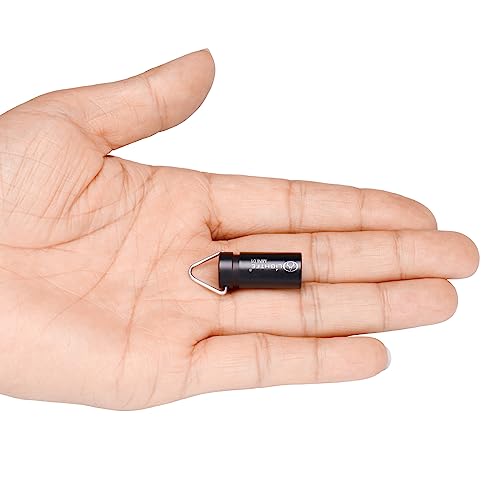 MINI01 Keychain Flashlight mini Keychain Light is Light, Small, and Bright (Mini01 Black) - color: Mini01-Black