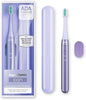 Aquasonic Icon ADA-Accepted Rechargeable Toothbrush | Magnetic Holder & Slim Travel Case | 2 Brushing Modes & Smart Timers | Gentle Micro-Vibrations (Lilac) - color: Lilac