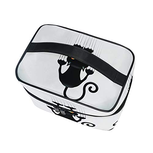 Makeup Bag Cat Paw Print Travel Cosmetic Bags Organizer Train Case Toiletry Make Up Pouch - color: color10