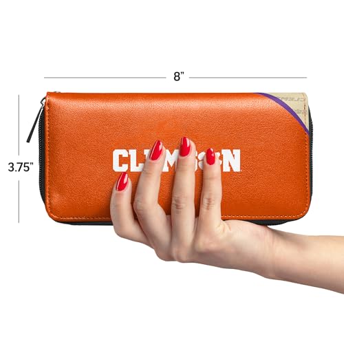 Littlearth NCAA Curve Zip Organizer - Officially Licensed Teams - color: Clemson Tigers