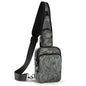 VADOO Sling Bag, Crossbody Bag with Zipper Lock, RFID Blocking & Water Resistant for Men and Women - color: Camouflage Grey