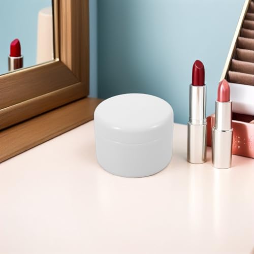 Abaodam 10pcs 250g Plastic Travel Containers for Skincare Creams Refillable Lotion Bottle Jars with Lids Leakproof Mini Cosmetic Cream Holders for Travel and Daily Use