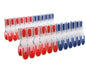 Strong Non-Slip Wide Open Plastic Clothes Clips for Drying Clothing Clamps Sturdy Travel Clothespins 24 Pack - color: 24pcs (2.75inch) Clear Plastic Clothespins