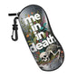 Portable Leather Glasses Case Anti-pressure Glasses Bag Coin Purse Storage Bag Suitable for Men and Women - color: C