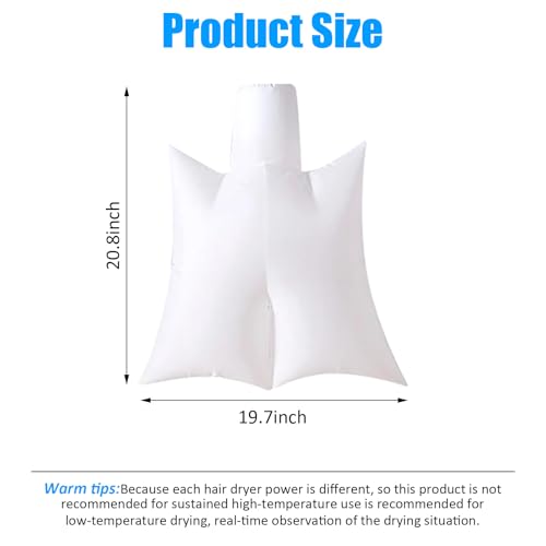 Clothes Quick Drying Bag Hair Laundry Bag Traveling Dryer Shirt Pants Drying Bag Home Storage Accessory（20x20inches） - color: White bottoms