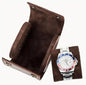 Leather Single Watch Case,Genuine Leather Watch Roll Travel Case for Storage Organizer Display (1 Slot) - size: 1slot
