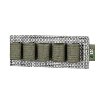 M-Tac Modular Ampoule Organizer Insert | Tactical Insert with Elastic Loops & Loop Velcro Backing | Fits Medical Kits & Backpacks, 5 Slot - color: Ranger Green, size: 10 ml