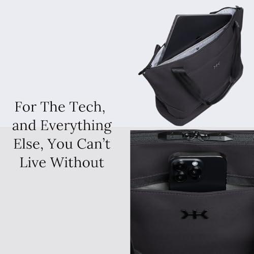 Knack Expandable Laptop Tote Midnight Black - color: Midnight Black, style: Laptop Tote