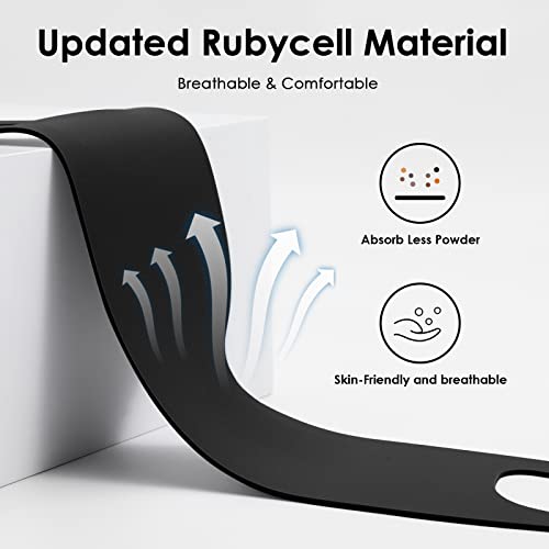 FRESHME Zero Pressure Sleep Mask - Lightweight Breathable Blockout Eye Mask for Sleeping with Ear Hanging Elastic Strap for All Sleep Positions Men Women Soft and Comfortable Black Eye Blinder Travel - color: Black