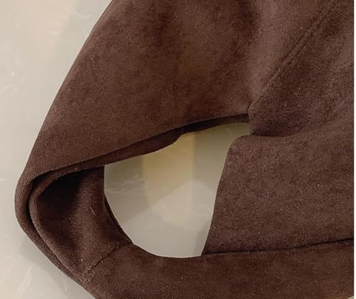 Slouchy Suede Crescent Crossbody Purses Women Cute Hobo Bags Trendy Satchels Underarm Shoulder Bag Travel Tote Handbag 2026 - color: B Suede Coffee-have Strap