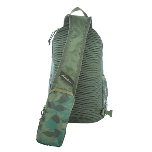 Eddie Bauer Stowaway Packable Sling Bag | Travel | Outdoor | Lightweight | Compact | Ripstop Nylon, Sprig Green-10L - color: Sprig Green