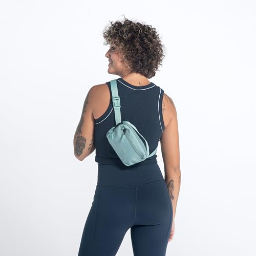 Sherpani Hyk, Small Sling Bag, 1L Belt Bag, Lightweight Travel Fanny Pack, Sling Crossbody Purse with RFID Blocking - color: Surf