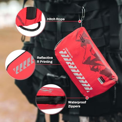 RHINO RESCUE Small First Aid Kit Ultralight Water-Resistent Medical Kit for Hiking, Backpacking, Cycling, Travel, Vehicles - size: Small