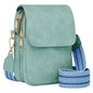 Fashion Small Crossbody Bags for Women Trendy Designer Cell Phone Purses Wallets with Card Holder Anti Theft Travel - color: Lightblue