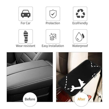 Airplane Heart Universal Center Console Armrest Cover Pad Car Armrest Protector for Most Cars, Suvs & Trucks, Cushion with Easy Installation