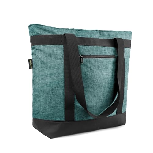 BeeGreen Insulated Cooler Bag Leakproof Freezer Shopping Tote for Groceries Heavy Duty Thermal Food Delivery Bag - color: Turquoise, style: Sling Cooler