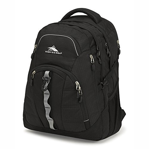 High Sierra Access 2.0 Laptop Backpack, Black, One Size - color: Black