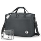 40x30x15cm Personal Item Travel Bag 16x12x6 inch Lightweight Gym Bag Foldable Duffle Bag Mens Water-resistant Weekender Bags for Women for Overnight Hospital Carry on Bags for Airplanes Gray - color: Gray