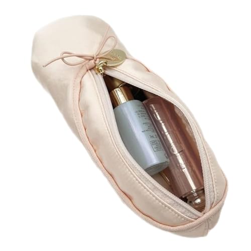 Ballet Dance Shoe Makeup Bag For Little Girls, Ballerina Slipper Makeup Pouch Bag, Ballet Pointe Shoes Gifts (Pink) - color: Pink