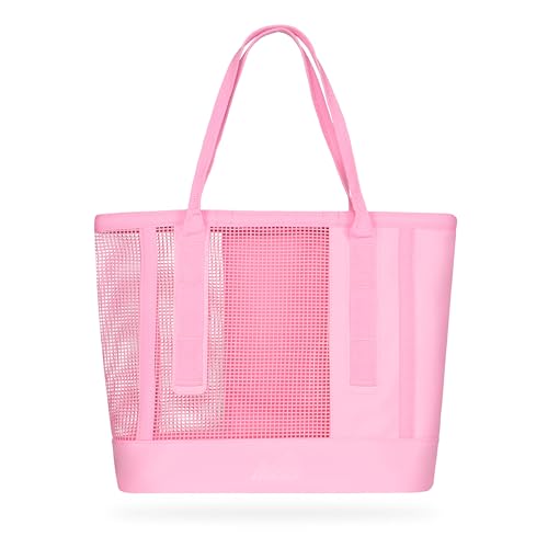 MISSION Outdoor Cassi Lightweight Beach Tote Bag with Waterproof Bottom and Coated Mesh for Beach Boat Pool Sports | Outdoor - color: Rosé