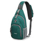 G4Free RFID Sling Bag Crossbody Backpack Small Chest Shoulder Bag Hiking Outdoor - color: Green