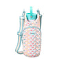 Swig Life Water Bottle Sling Bag, Water Bottle Holder with Adjustable Strap, Carrier Bag with Zippered Phone Pocket, Holds 36oz (Sun Chaser) - color: Sun Chaser