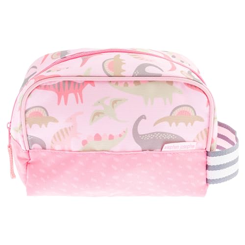Stephen Joseph, Kids Toiletry Bag, Boys and Girls Toiletry Kit, Travel Bag - color: Pink Dino